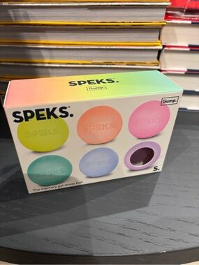 SPEKS Memory Gel Stress Balls - Pastel Multi-Color Set new